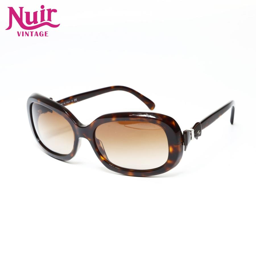 シャネル CHANEL サングラス ココマーク リボン ブラウン CHANEL（シャネル） サングラス ココマーク リボン ブラウン【中古