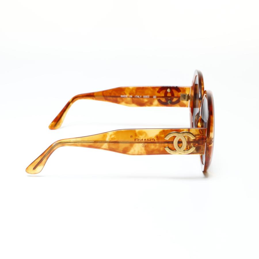 CHANEL（シャネル） サングラス ラウンド フレーム ブラウン【中古