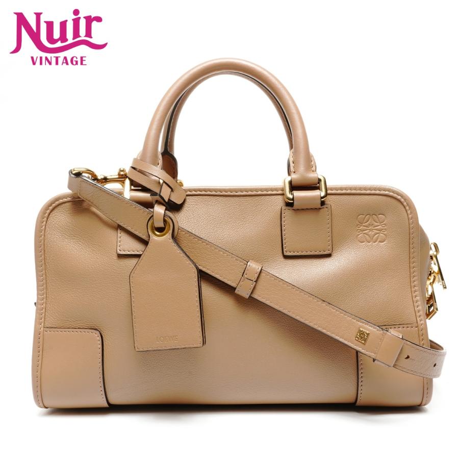 LOEWE ハンドバッグ ベージュ LOEWE（ロエベ） ハンドバッグ 2way アマソナ 28 ベージュ【中古