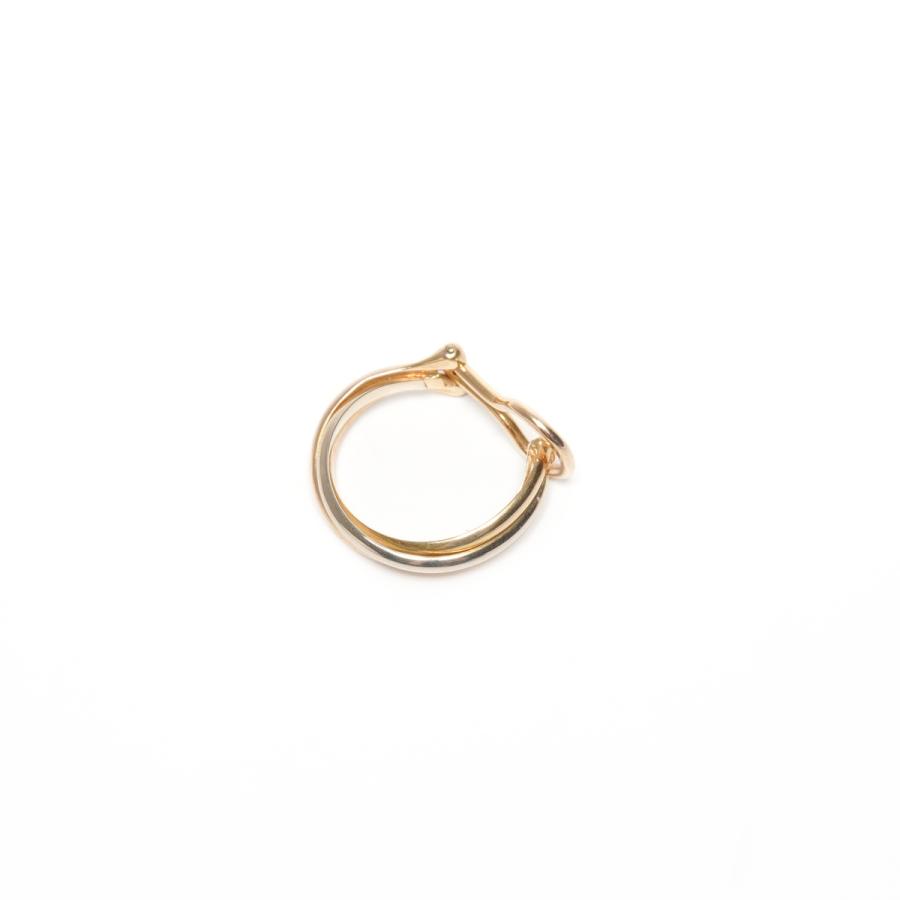 Cartier（カルティエ） イヤリング トリニティ 750 K18 フープ 