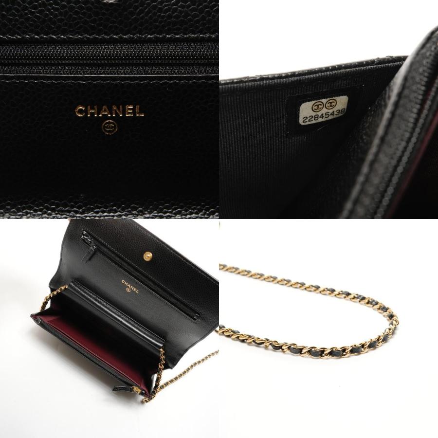CHANEL ショルダーバッグ　ポーチ付き　ブラック CHANEL（シャネル） ショルダーバッグ 22番台 2016-2017 キャビア