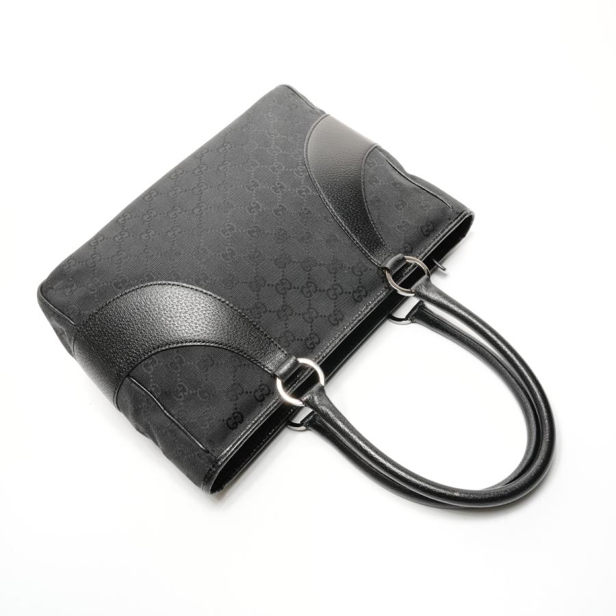 GUCCI（グッチ） ハンドバッグ GG キャンバス ブラック【中古】 : NUIR