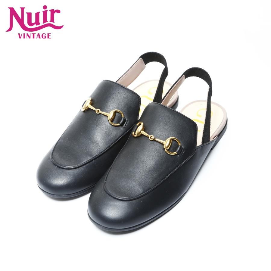 GUCCI（グッチ） ローファー プリンスタウン レザーミュール ホース