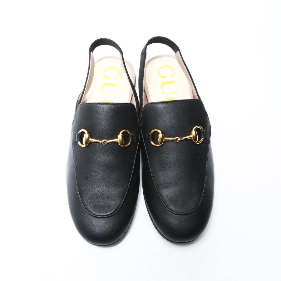 GUCCI（グッチ） ローファー プリンスタウン レザーミュール ホース