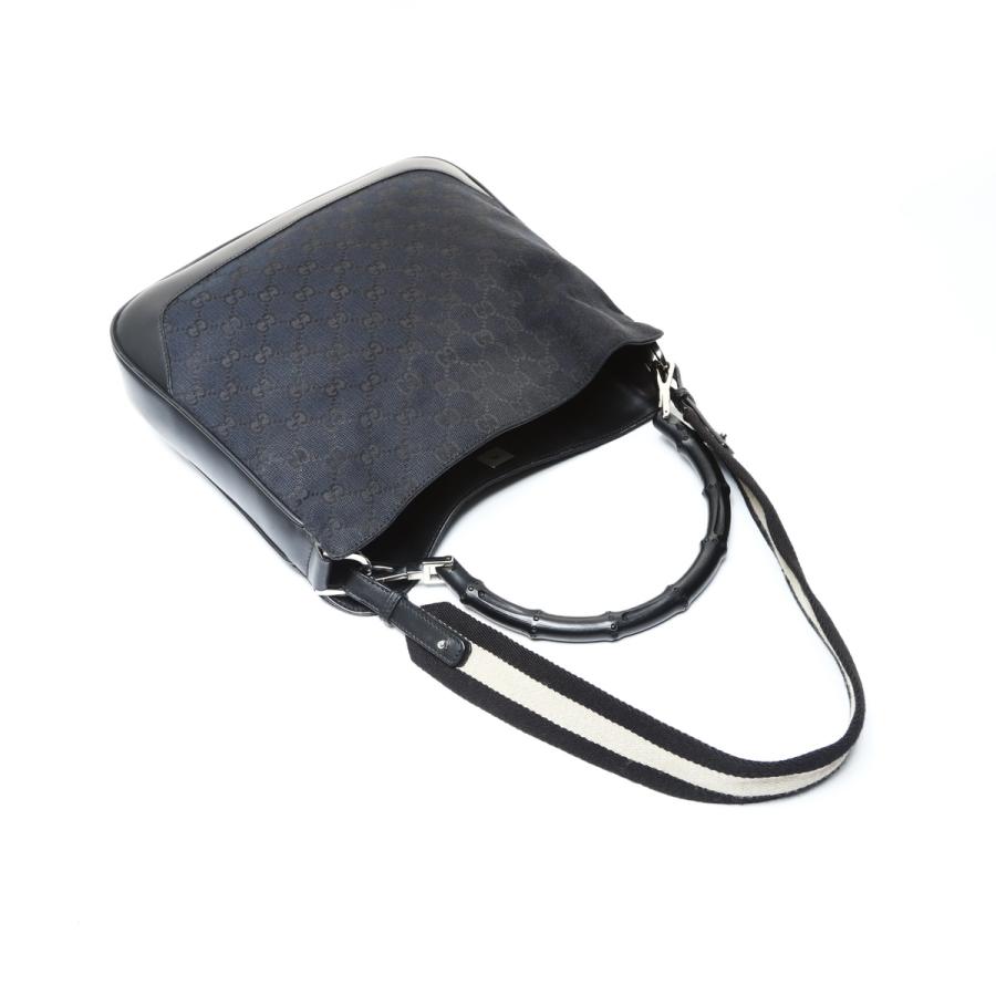 GUCCI（グッチ） ショルダーバッグ バンブー GGキャンバス バンブー