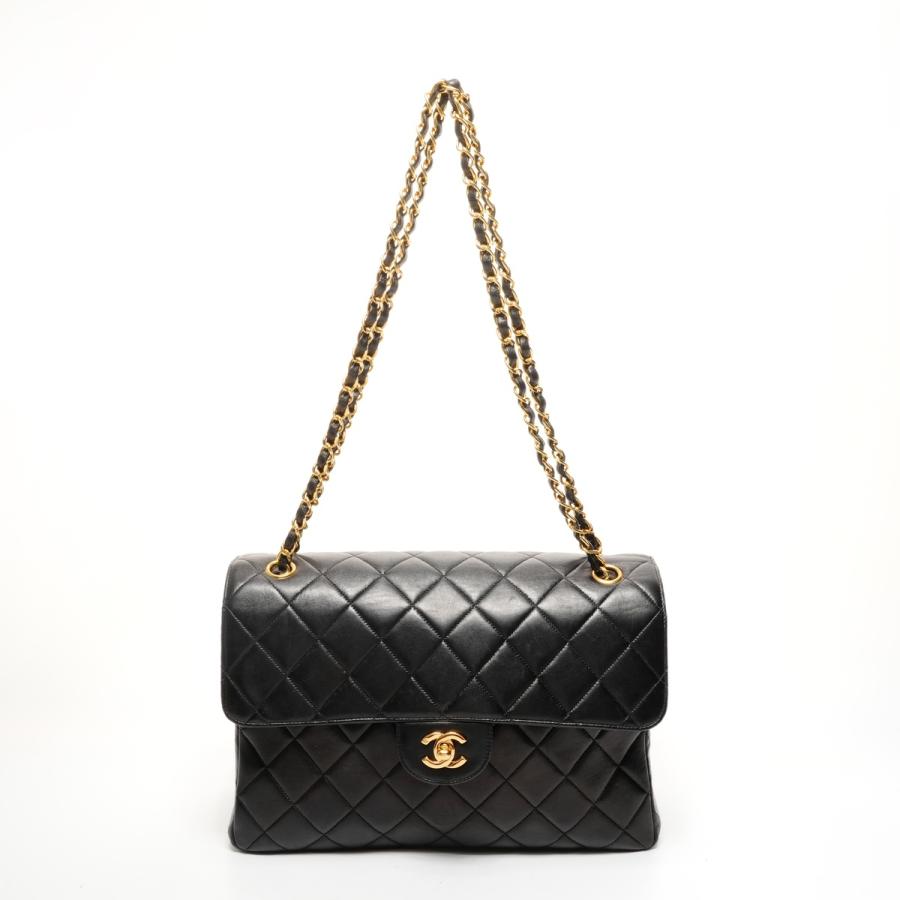 シャネル CHANEL 4番台 1996-1997 Wフェイスマトラッセ ラムスキン ショルダーバッグ【中古】 CHANEL（シャネル） ショルダーバッグ 4番台 1996-1997 ダブルフェイス