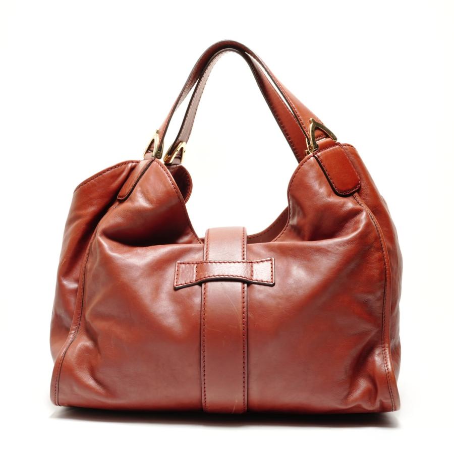 正規品　GUCCI レザー　ハンドバッグ GUCCI（グッチ） ショルダーバッグ レザー ブラウン【中古】 : NUIR