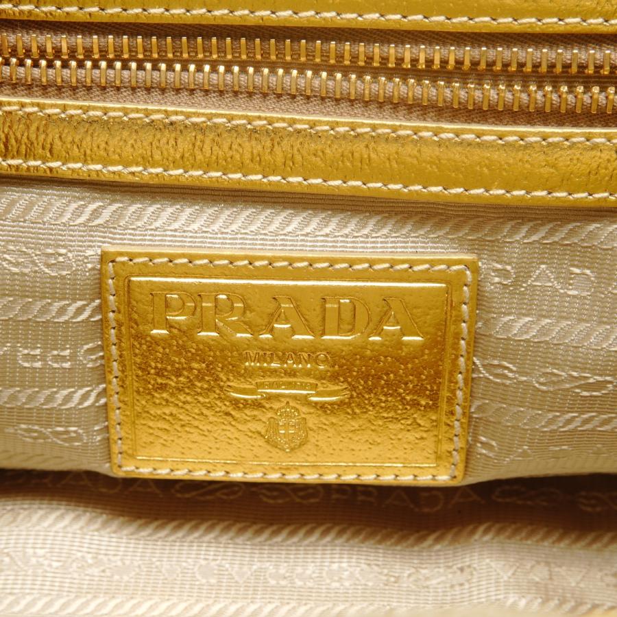 PRADA（プラダ） ショルダーバッグ ラフィア カゴバッグ レザー