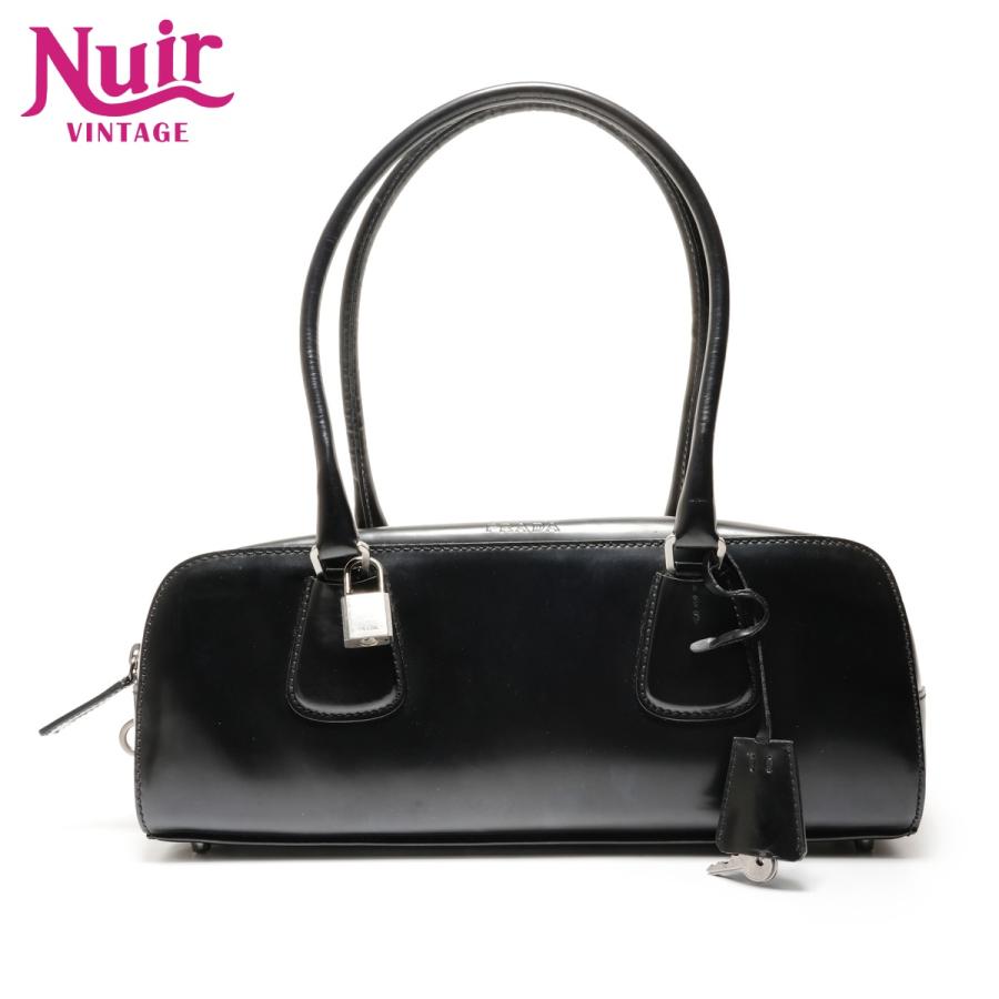 PRADA（プラダ） ショルダーバッグ レザー ブラック【中古】 : NUIR