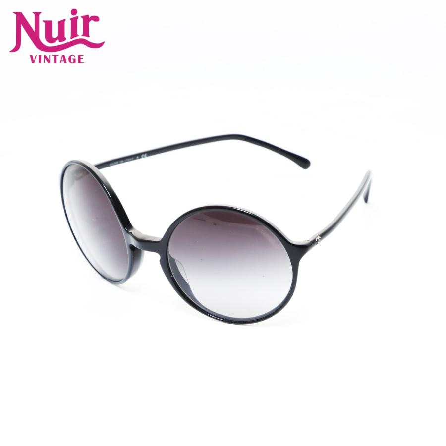 ✨付属品完備・美品✨CHANEL ラウンド サングラス ブラック CHANEL（シャネル） サングラス ラウンド ココマーク ブラック【中古