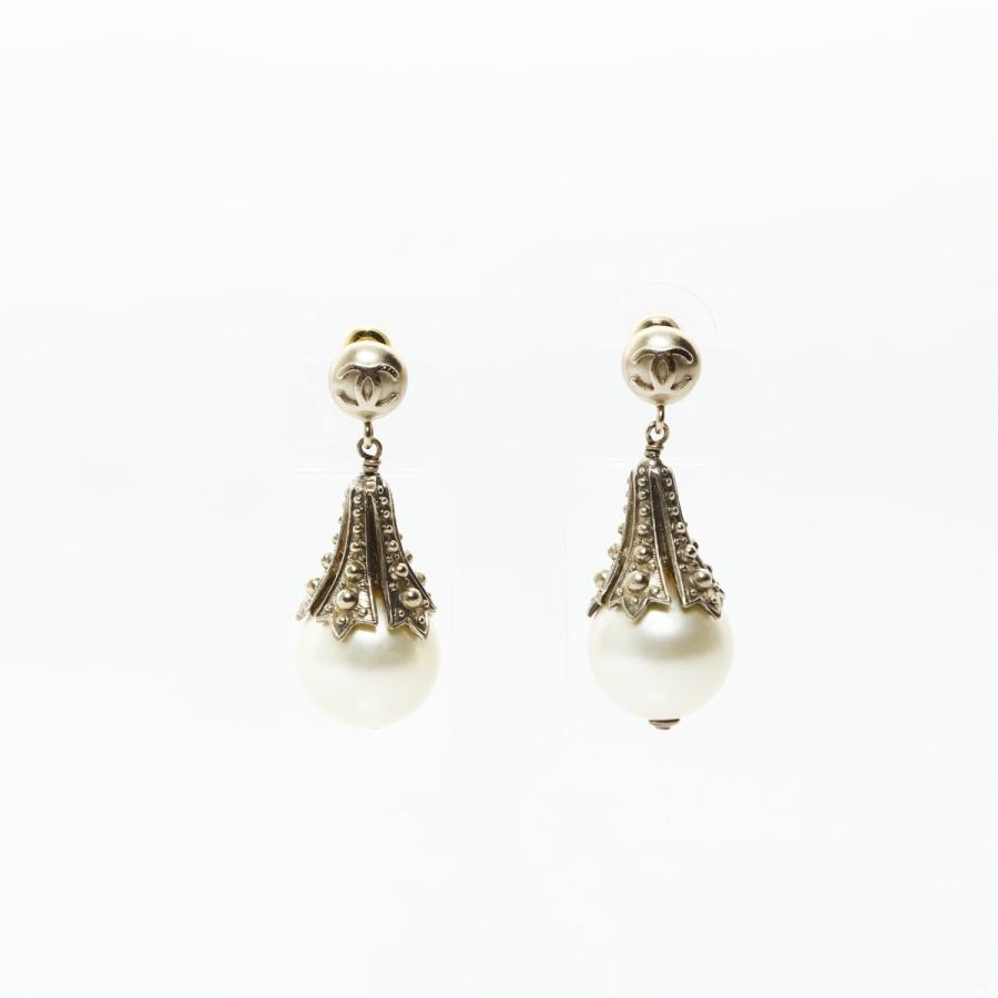 CHANEL（シャネル） ピアス 03P 2003 スイング パール ココマーク