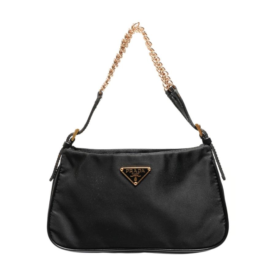 PRADA プラダ　ナイロン　チェーンショルダー PRADA】プラダ『ナイロン チェーンミニショルダーバッグ』レディース