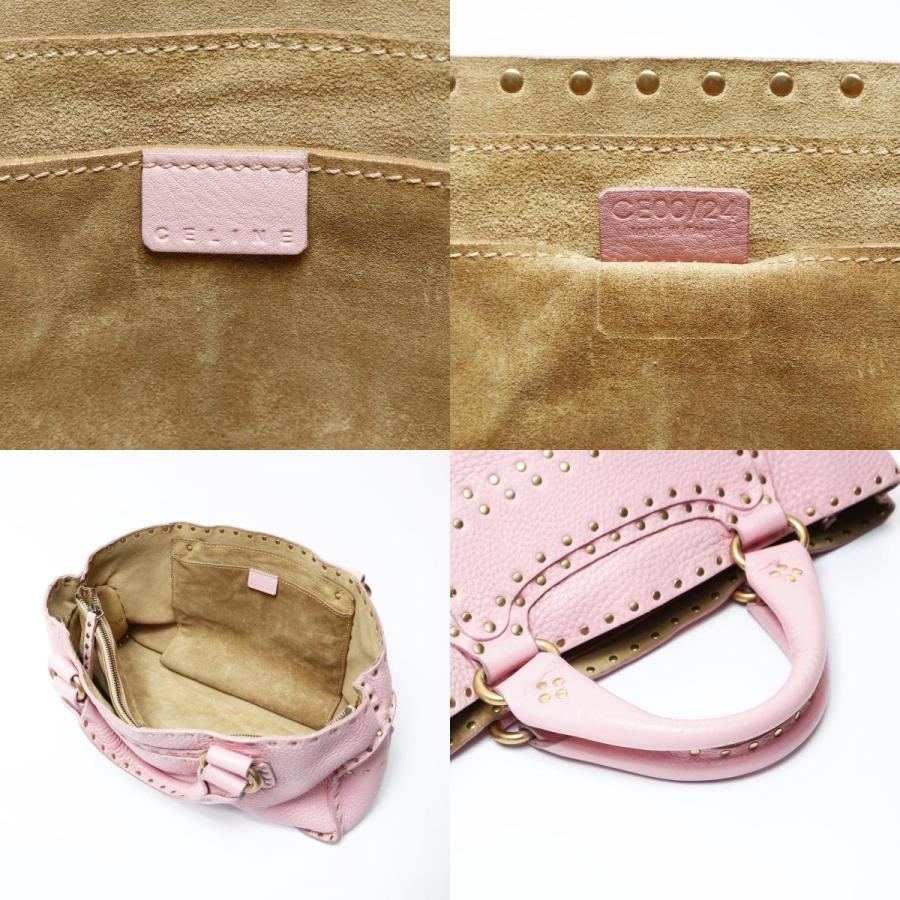 CELINE（セリーヌ） ハンドバッグ ブギーバック レザー スタッズ