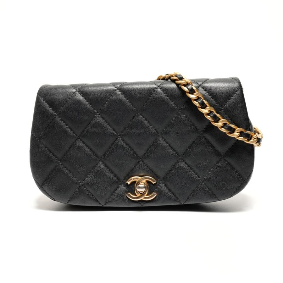 CHANEL（シャネル） ショルダーバッグ マトラッセ ラムスキン チェーン