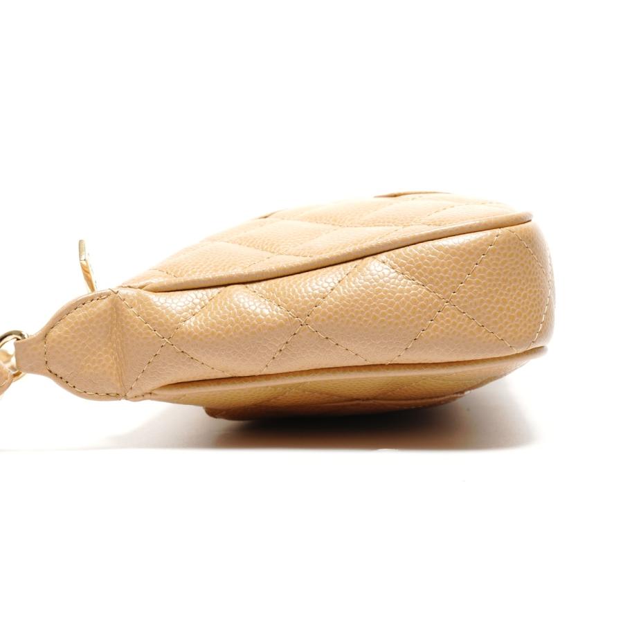 シャネル CHANEL ショルダーバッグ 9番台 2004-2005 キャビアスキン ココマーク ワンショルダーバッグ ベージュ【中古】