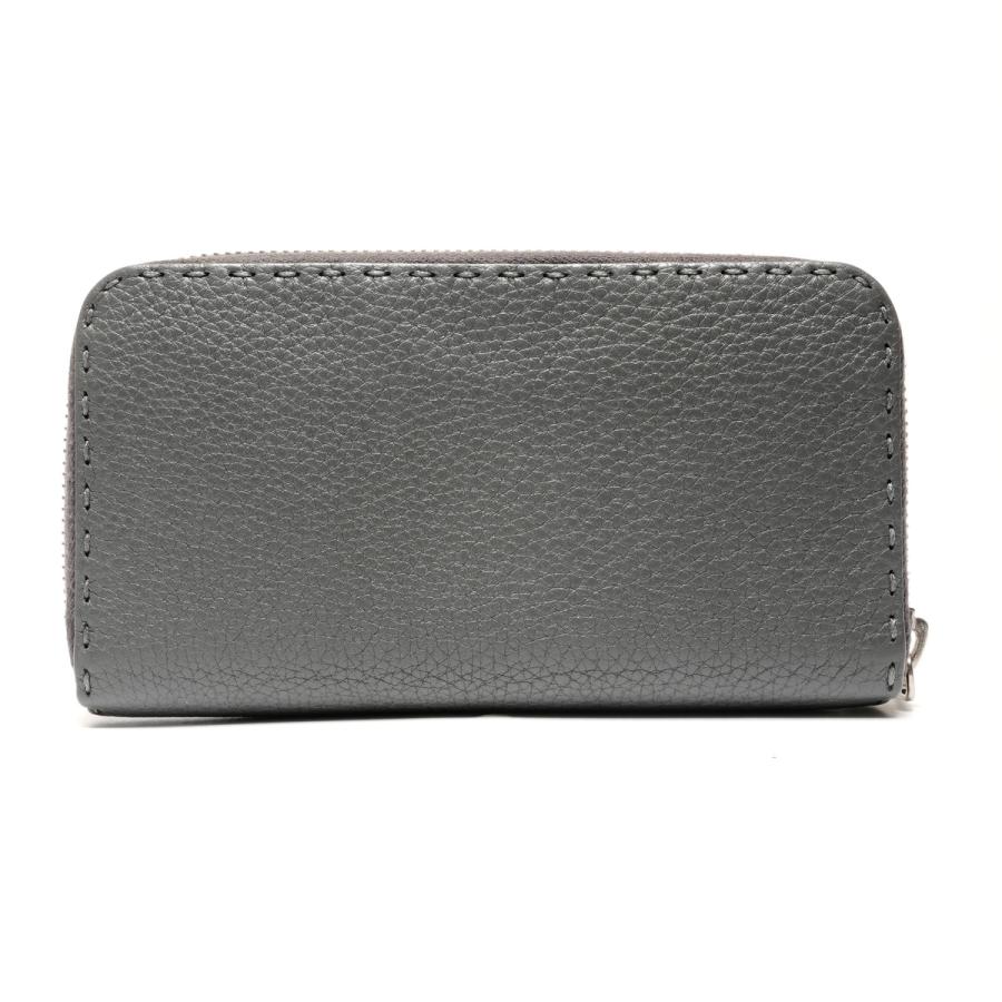 FENDI（フェンディ） 長財布 セレリア レザー グレー【中古】 : NUIR