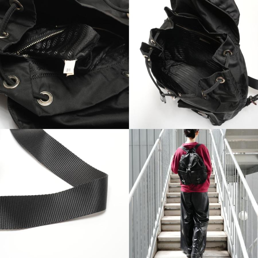 PRADA（プラダ） リュック・デイパック ナイロン ブラック【中古