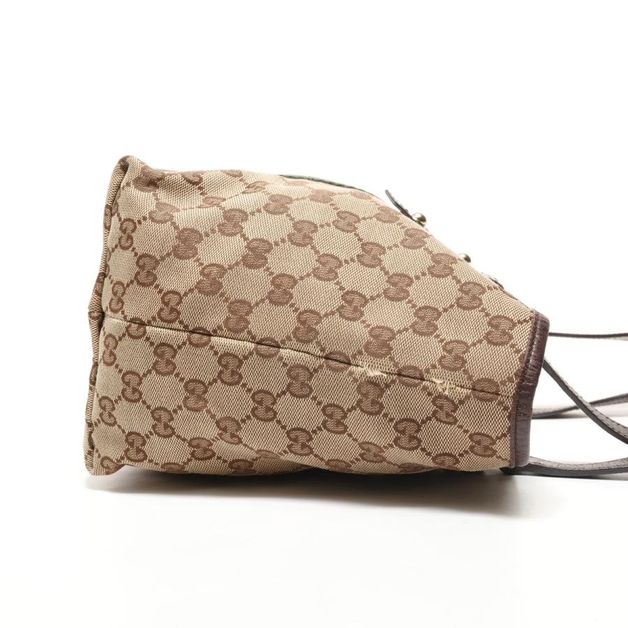 GUCCI（グッチ） トートバッグ シェリーライン GGキャンバス ブラウン