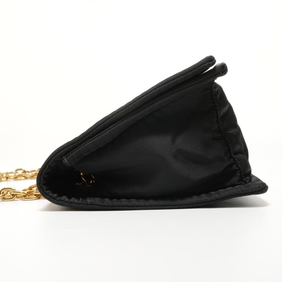 PRADA（プラダ） ショルダーバッグ ナイロン チェーン ブラック【中古 
