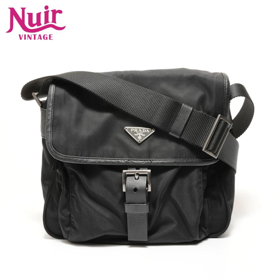 PRADA（プラダ） ショルダーバッグ ナイロン ブラック【中古】 : NUIR