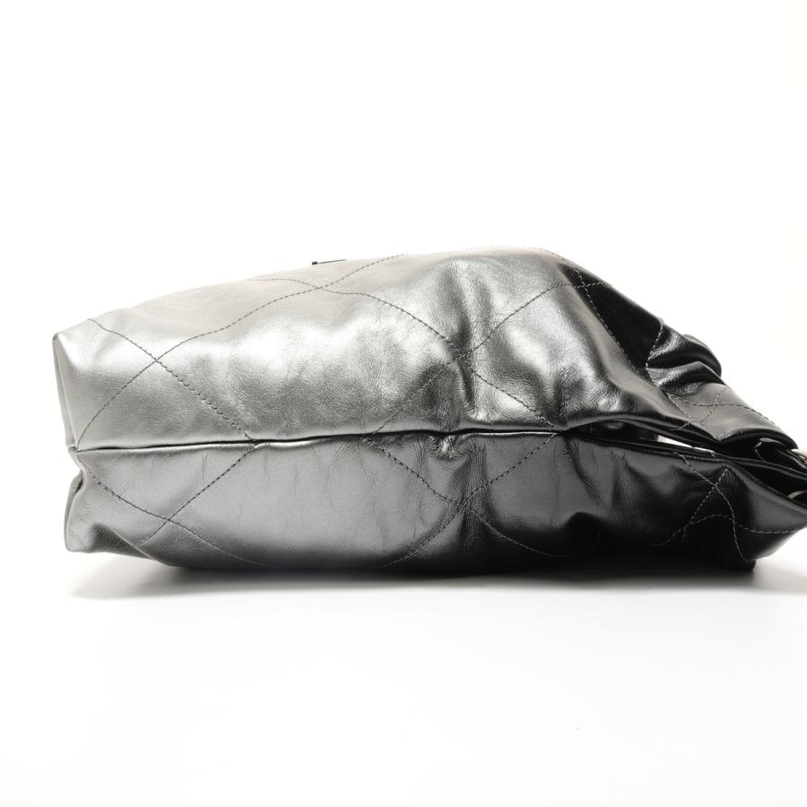 シャネル CHANEL ショルダーバッグ 2022-2025 シャネル22 スモール グラデーション シルバー【中古】の画像