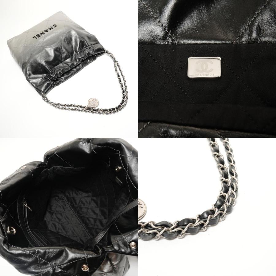 シャネル CHANEL ショルダーバッグ 2022-2025 シャネル22 スモール グラデーション シルバー【中古】の画像