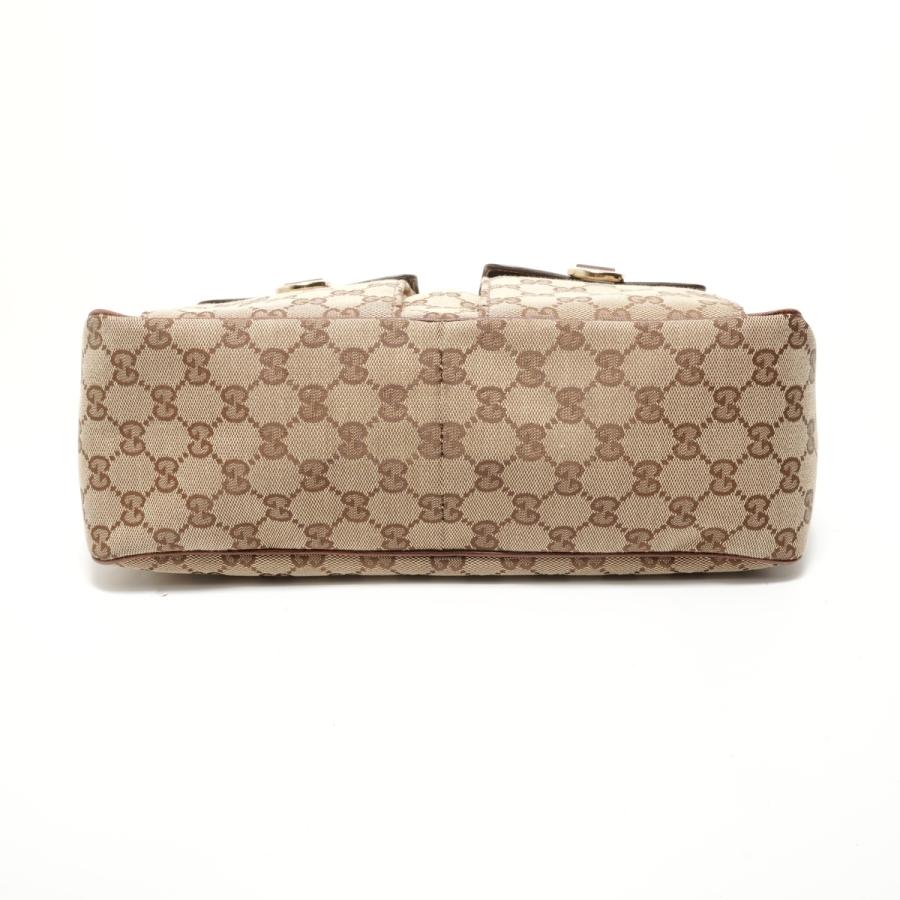 GUCCI（グッチ） ショルダーバッグ GGキャンバス アビー ホーボー