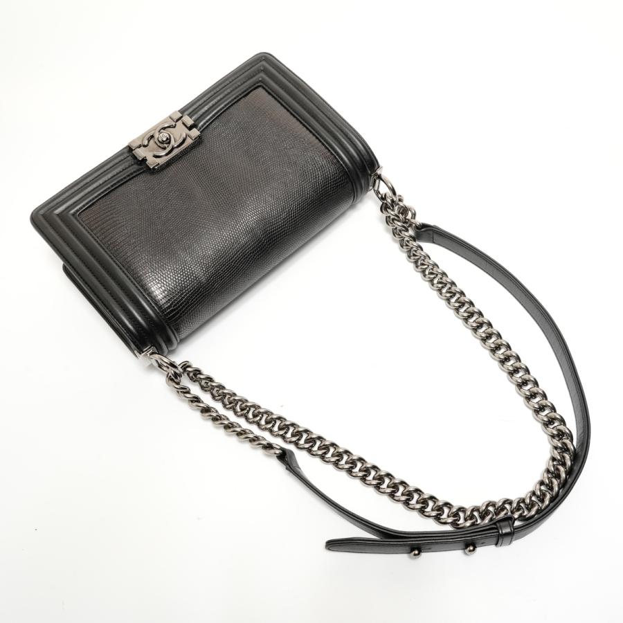 CHANEL（シャネル） ショルダーバッグ 22番台 ボーイシャネル リザード