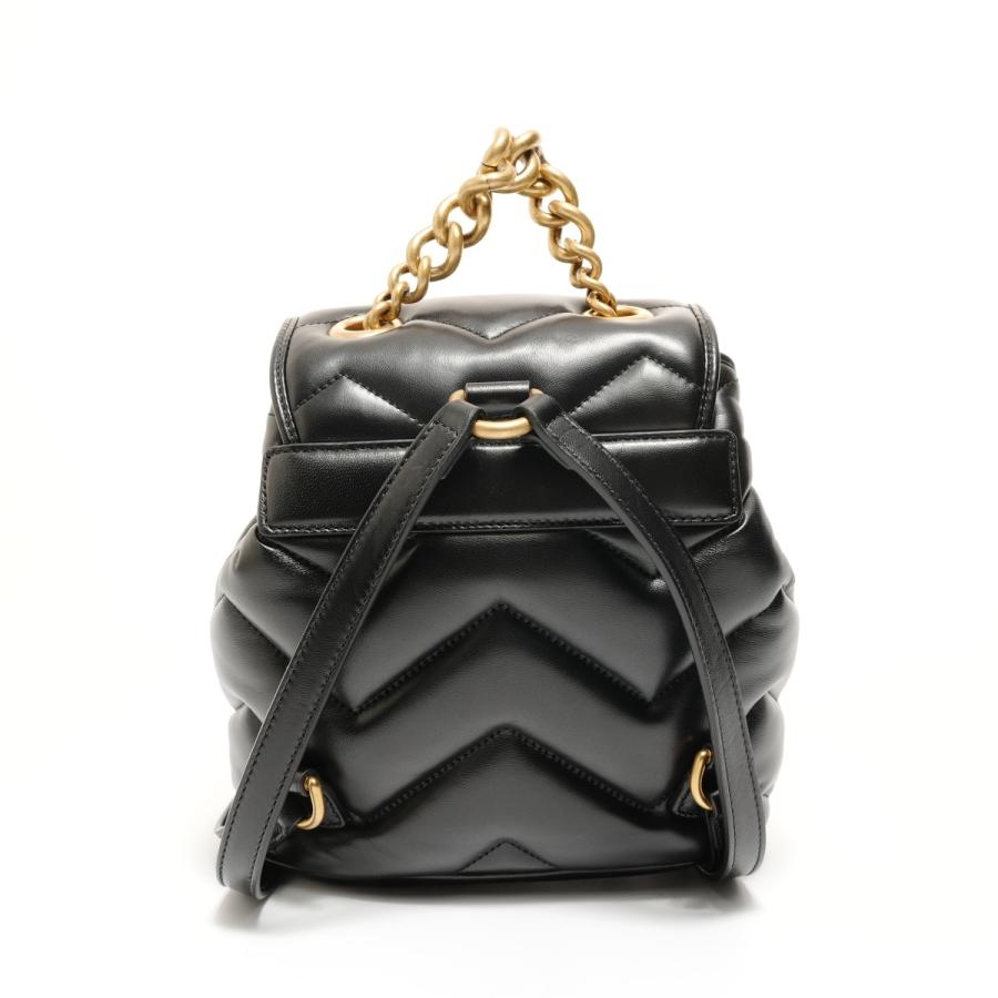 GUCCI ブラック キルティングリュック GUCCI（グッチ） リュック・デイパック GGマーモント キルティング