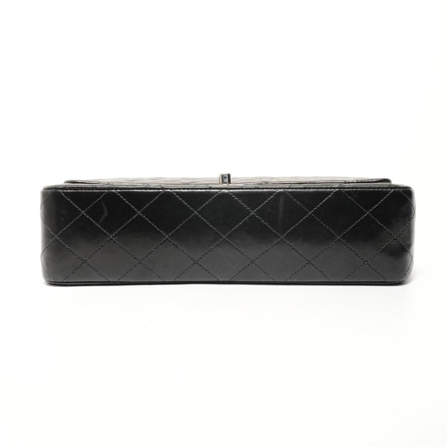 シャネル CHANEL ショルダーバッグ 7番台 マトラッセ25 ダブルフラップ ブラック【中古】の画像
