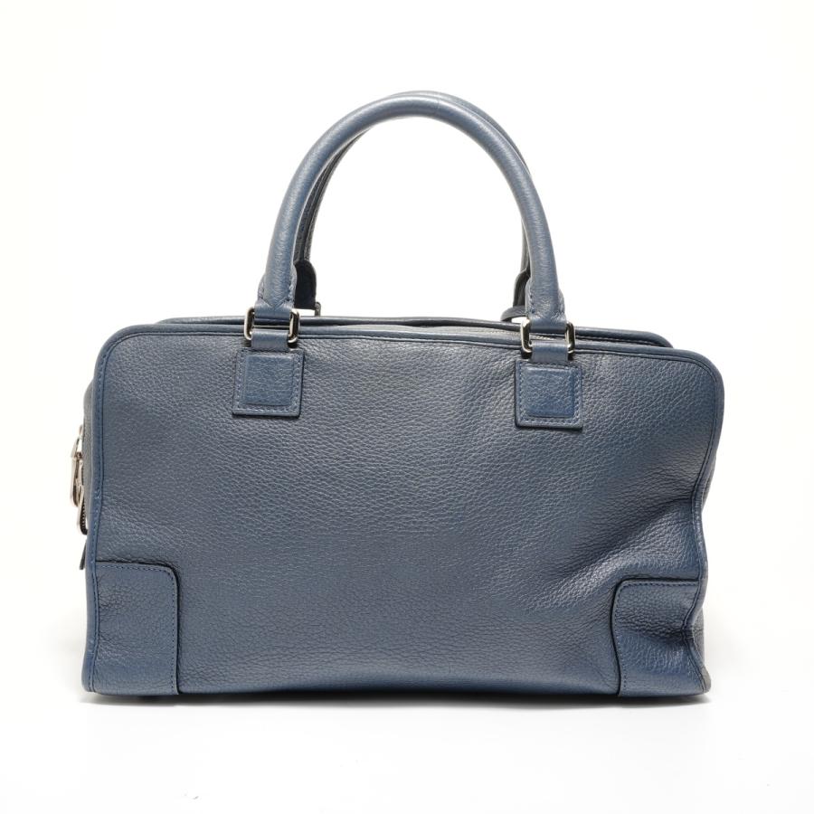 良品 LOEWE ロエベ アマソナ36 アナグラム ハンドバッグ Vintage LOEWE（ロエベ） ハンドバッグ アマソナ36 アナグラム ブルー【中古
