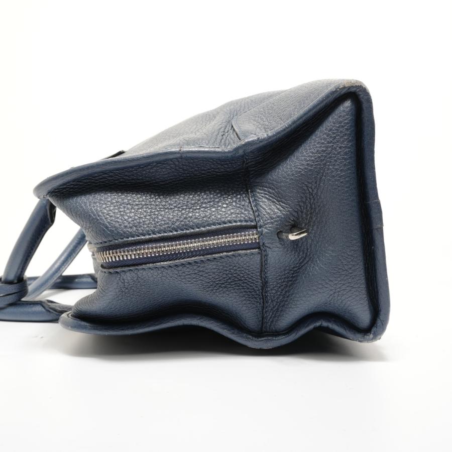 LOEWE（ロエベ） ハンドバッグ アマソナ36 アナグラム ブルー【中古