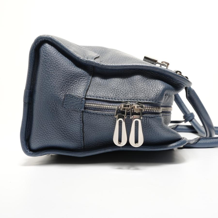 良品 LOEWE ロエベ アマソナ36 アナグラム ハンドバッグ Vintage LOEWE（ロエベ） ハンドバッグ アマソナ36 アナグラム ブルー【中古