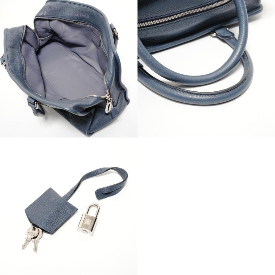 LOEWE（ロエベ） ハンドバッグ アマソナ36 アナグラム ブルー【中古