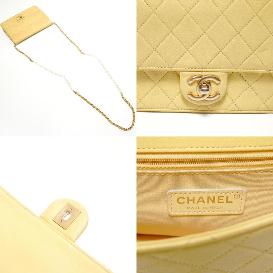 シャネル CHANEL 27番台 マトラッセ パール チェーン ショルダーバッグ【中古】 CHANEL（シャネル） ショルダーバッグ 27番台 マトラッセ パール