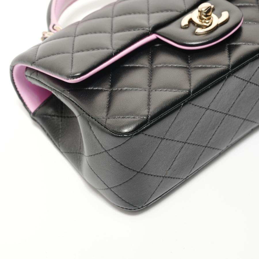 CHANEL（シャネル） ショルダーバッグ マトラッセ トップハンドル ミニ