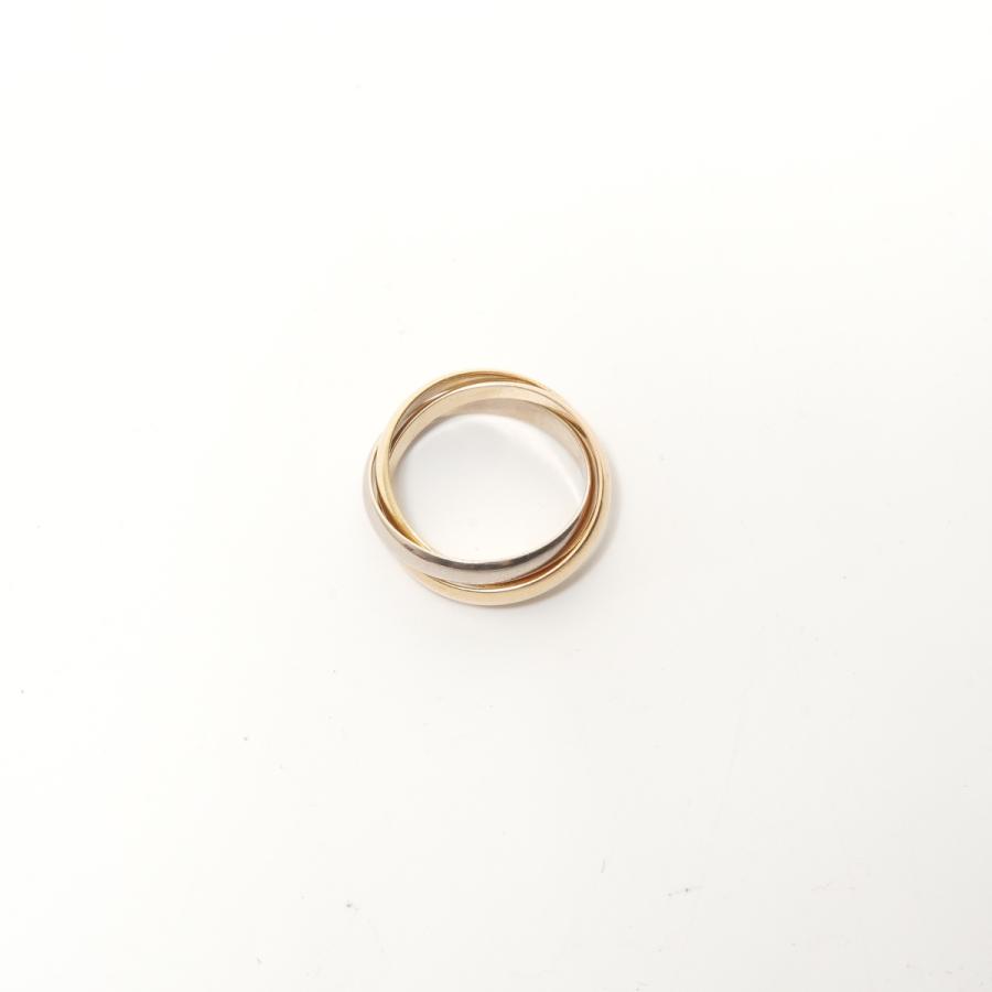 Cartier カルティエ トリニティリング 指輪 18K Au750 箱付き Cartier（カルティエ） リング・指輪 トリニティリング Au750/箱証明書