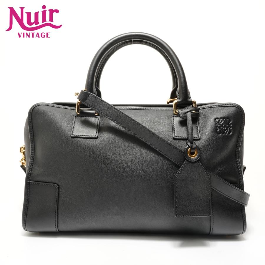 LOEWE（ロエベ） ハンドバッグ アマソナ 36 2WAY レザー ブラック