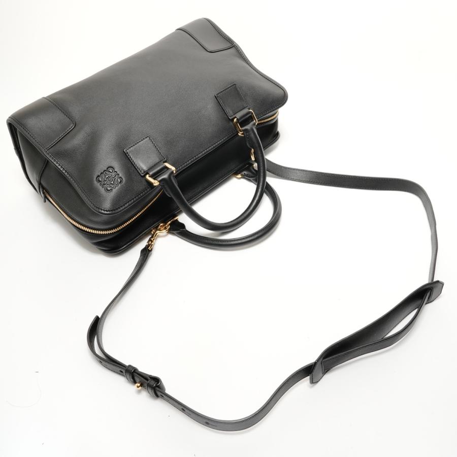 LOEWE（ロエベ） ハンドバッグ アマソナ 36 2WAY レザー ブラック