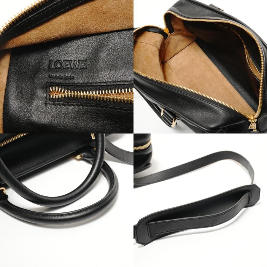 LOEWE（ロエベ） ハンドバッグ アマソナ 36 2WAY レザー ブラック