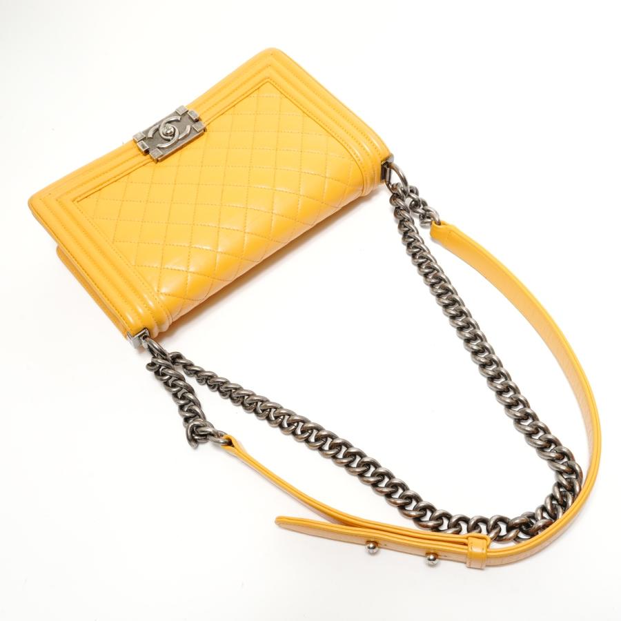 シャネル CHANEL 2014-15 ボーイシャネル フルフラップ チェーン ショルダーバッグ【中古】 CHANEL（シャネル） ショルダーバッグ 2014-15 ボーイシャネル フル