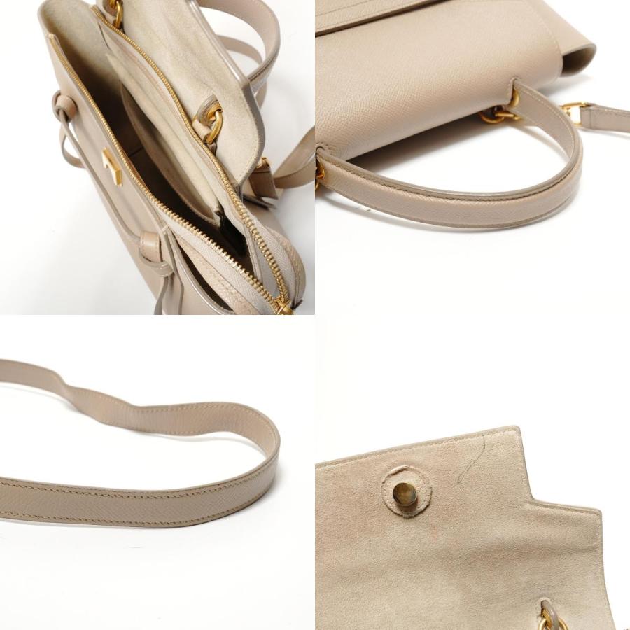 CELINE セリーヌ ベルドバッグ ナノ ベージュ CELINE（セリーヌ） ベルトバッグ ナノ ベージュ レザー 2WAY
