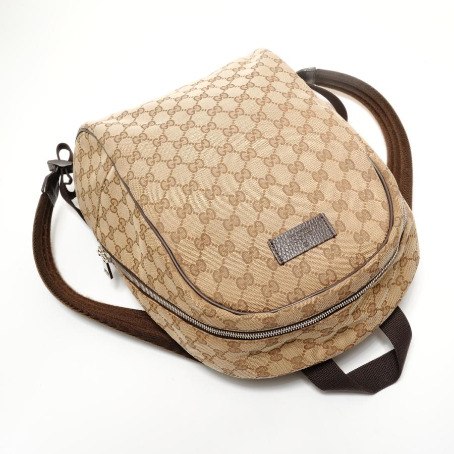 グッチ GUCCI リュック・デイパック GGキャンバス ベージュ【中古】