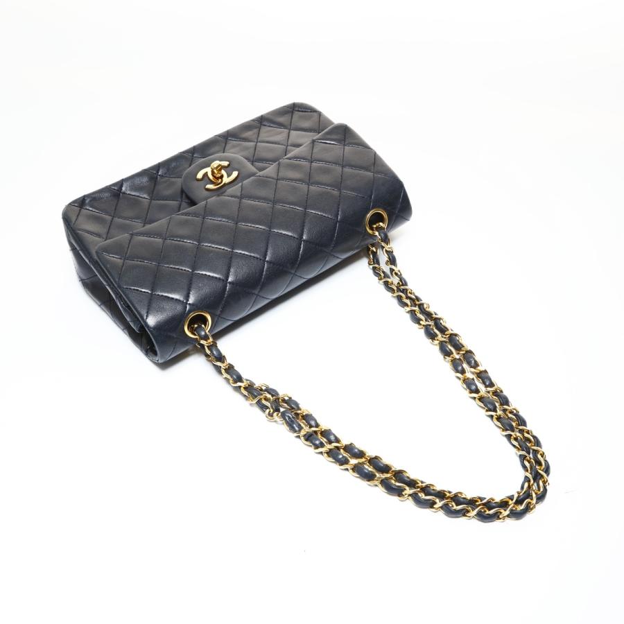 シャネル CHANEL 0番台 1985-1986 マトラッセ コンビ金具 Wフラップ ショルダーバッグ【中古】 CHANEL（シャネル） ショルダーバッグ 0番台 1985-1986 ダブルフラップ