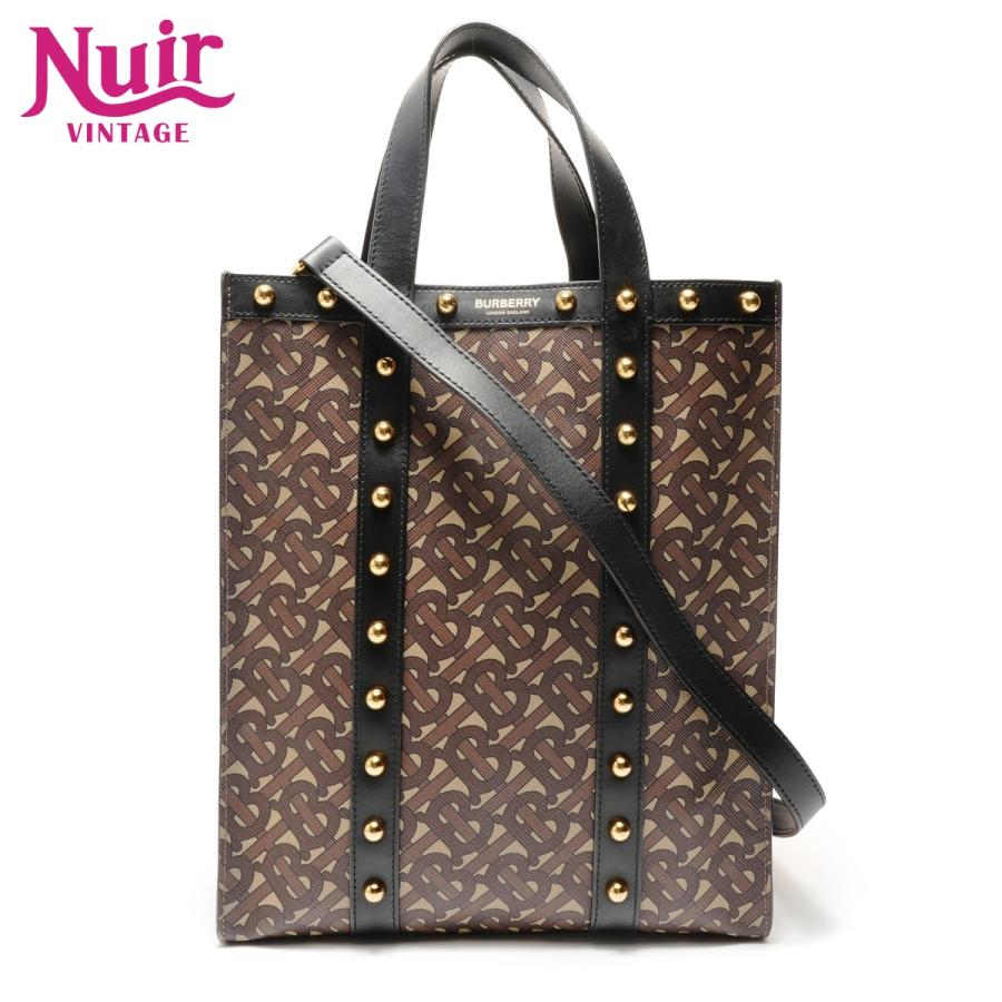 BURBERRY（バーバリー） ハンドバッグ TBロゴ ブラウン【中古】 : NUIR