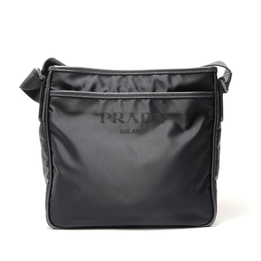 PRADA プラダ テスート ナイロン ショルダーバッグ ネイビー Y2K PRADA（プラダ） ショルダーバッグ テスート ナイロン ネイビー【中古