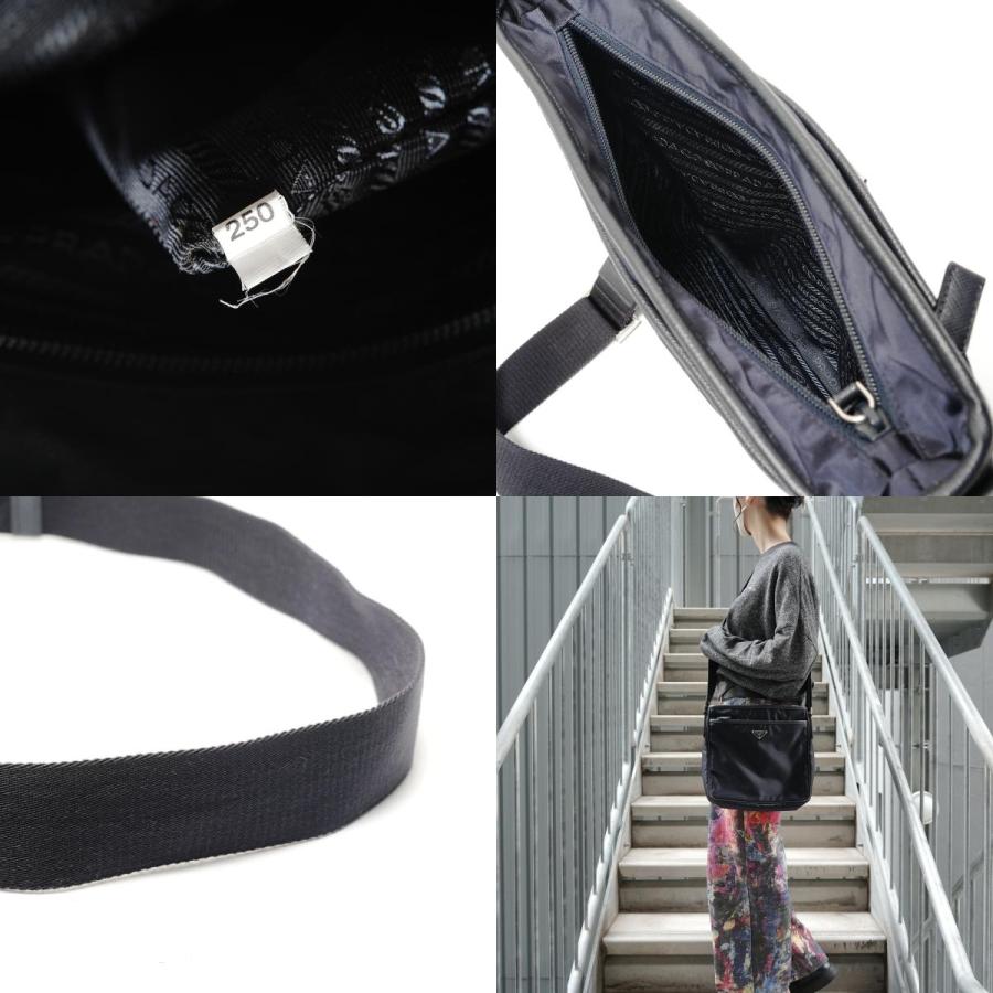 PRADA（プラダ） ショルダーバッグ テスート ナイロン ネイビー【中古