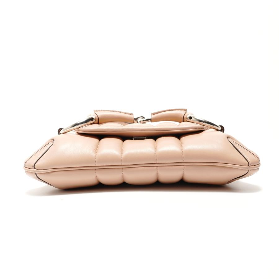 GUCCI（グッチ） ショルダーバッグ ホースビット レザー ピンク【中古