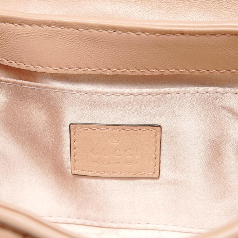 GUCCI（グッチ） ショルダーバッグ ホースビット レザー ピンク【中古
