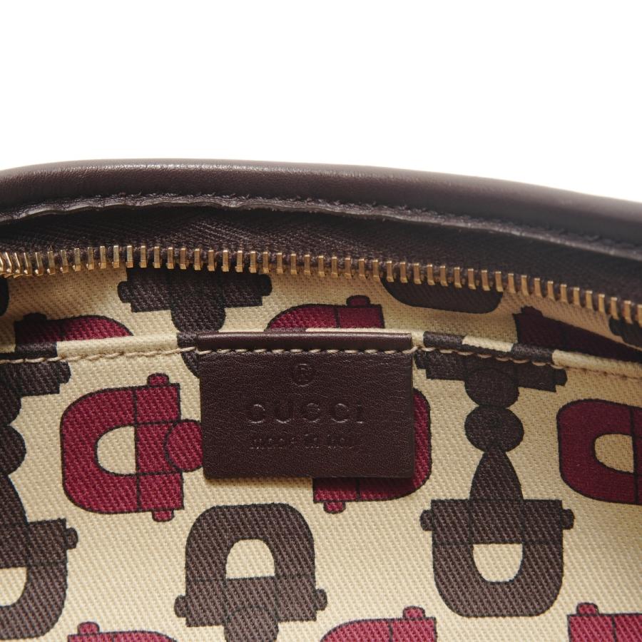 GUCCI（グッチ） ショルダーバッグ GGキャンバス アビー ブラウン